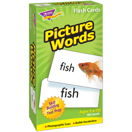 TREND ENTERPRISES Picture Words Skill Drill Flash Cards T53004